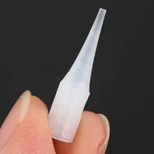 50 шт. 3R игла для татуировки бровей советы Французский маленький капы для зубов для перманентного макияжа машина иглы шапки инструменты