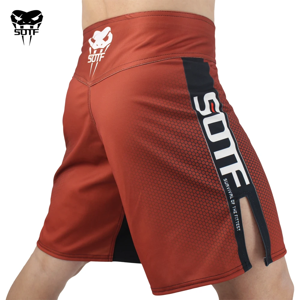 Adults Venomous Snake Clothing Fight Red Geometric Boxing Shorts Tiger Muay Thai mma shorts Boxing Sanda,mma shorts