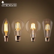 LED Filament Bulb E27 Retro Edison Lamp 220V E14 Vintage Candle Light Globe Chandelier Lighting COB Home Decor Energy Saving