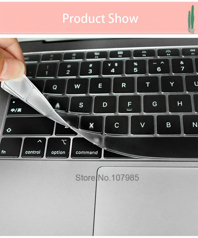 ТПУ прозрачный силиконовый защитный чехол для клавиатуры, Macbook Air 13 дюймов модель A1932 США ЕС ЕВРО Япония Версия