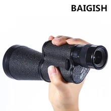Русский мощный Монокуляр Baigish 12x45 зум телескоп высокой мощности военный Spyglass определение туристический прицел для охоты