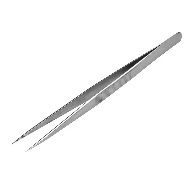 Precision Tweezers Tweezer Tool ESD Anti Static Tweezers Soldering Tweezers Phone Repair Tweezers 18cm For Electronic Mobile Phone Repair