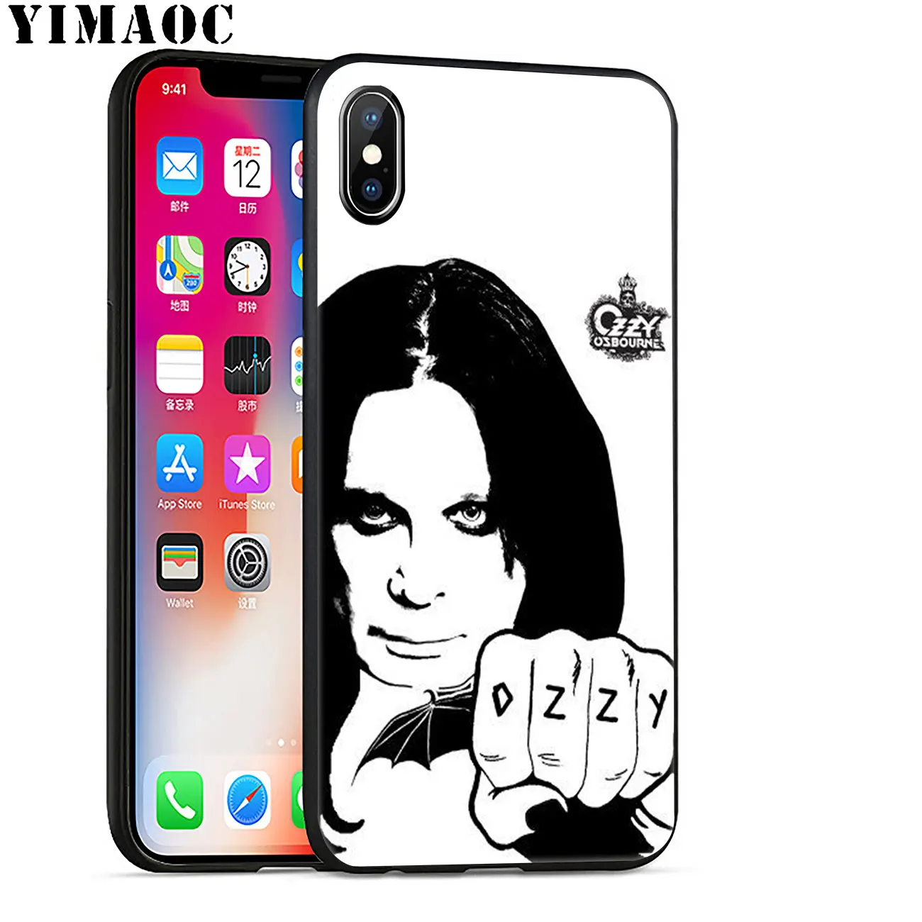 Мягкий силиконовый чехол YIMAOC Ozzy Осборна для iPhone 11 Pro XS Max XR X 6 6S 7 8 Plus 5 5S SE 10 из ТПУ с