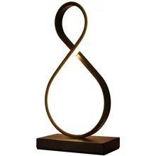 Современная светодиодная настольная лампа, прикроватная лампа для спальни, креативная романтическая настольная лампа, домашний декор, для гостиной, для укладки, настольная лампа для столовой, для чтения