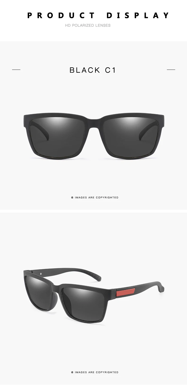 Поляризационные женские солнцезащитные очки, мужские Квадратные Солнцезащитные очки для вождения Googles, желтые линзы, солнцезащитные очки