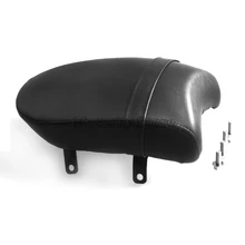 Black Motorcycle Rear Passenge Leather Pillion Pad Seat For Victory Kingpi Vegas HighBall Models motorcycle brake clutch levers for victory vegas vegas 8 ball vegas low all options hammer hammer sport all options