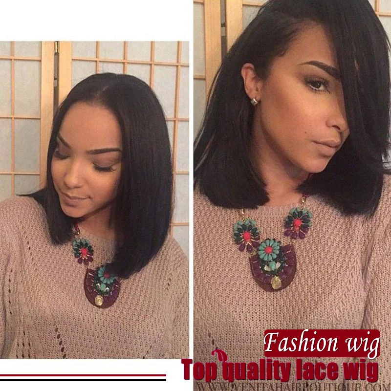 wholesale Synthetic Full Lace Front Bob Wig/ short wigs no Bangs Heat