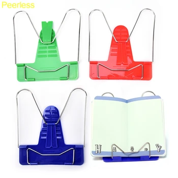 

Peerless Portable Adjustable Foldable Bookend Stand Document Holder Base relax hand Reading Book Shelf Bookend Reading