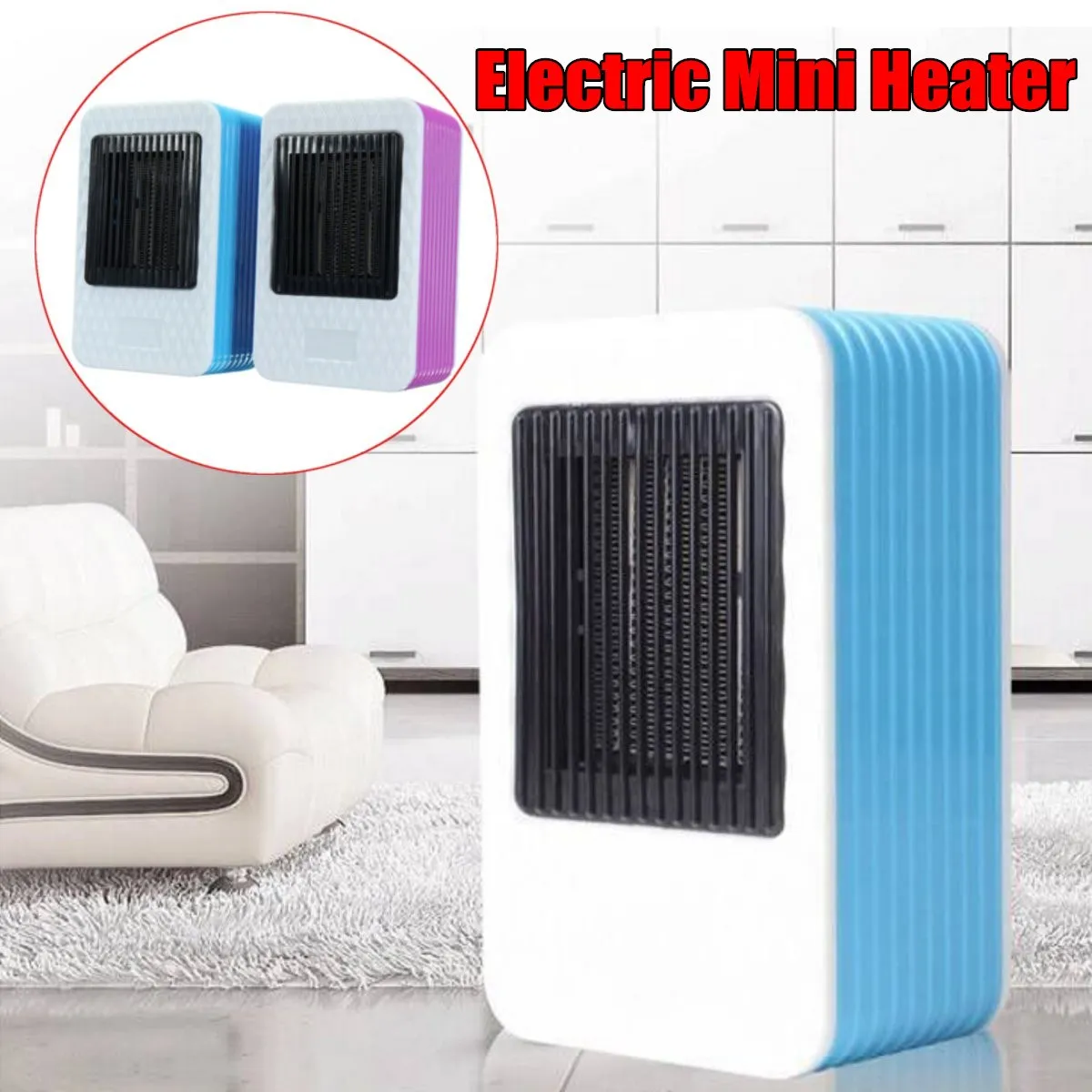 

220V AC 500W Powerful Warm Blower Portable Mini Fast Heater Electric Air Heater Fan Stove Radiator Room Warmer