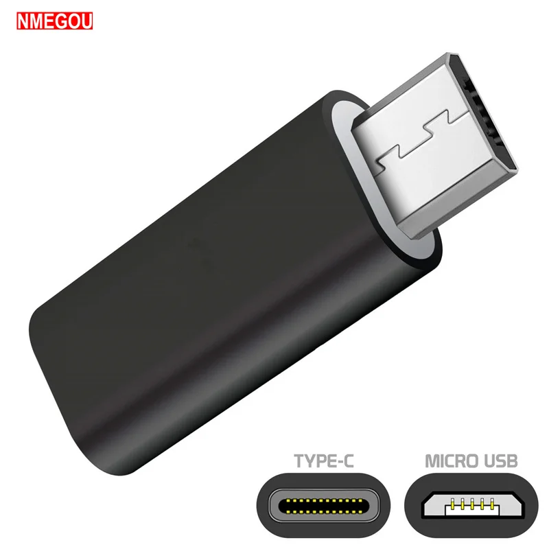 Type C To Micro USB Android Phone Cable Charger Converter for Samsung Xiaomi Huawei Usbc To Microusb Otg Usb Charging Adapter