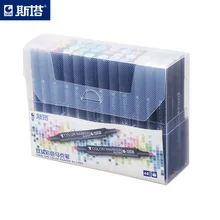 STA3203 12/24/36/48/60 Цвета алкоголя мягкие волосы двойной маркер Живопись Профессиональный аниме маркеры Цвет масляный маркер