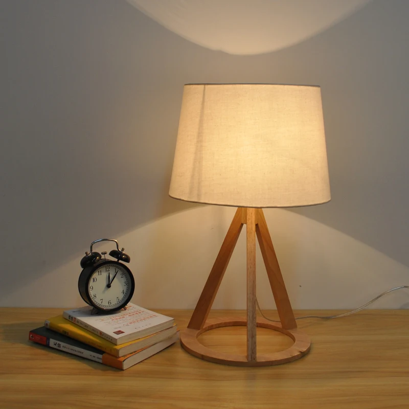 desktop Lamp Retro fabric shade antique bracket classic retro desk lamp