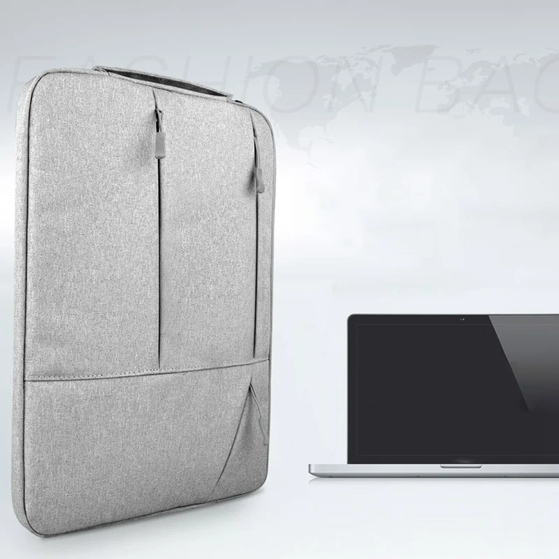 2018 Multi Pockets Bag For MacBook Pro 13 15 Case For Air 13 Waterproof Laptop Case For 14 Bag