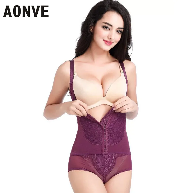 purple AONVE Корректирующее белье для похудения, утягивающее белье, утягивающее белье, корсет для секса, тренажер для талии, подтягивающее ягодицы, Корректирующее белье, Корректирующее белье - Цвет: purple