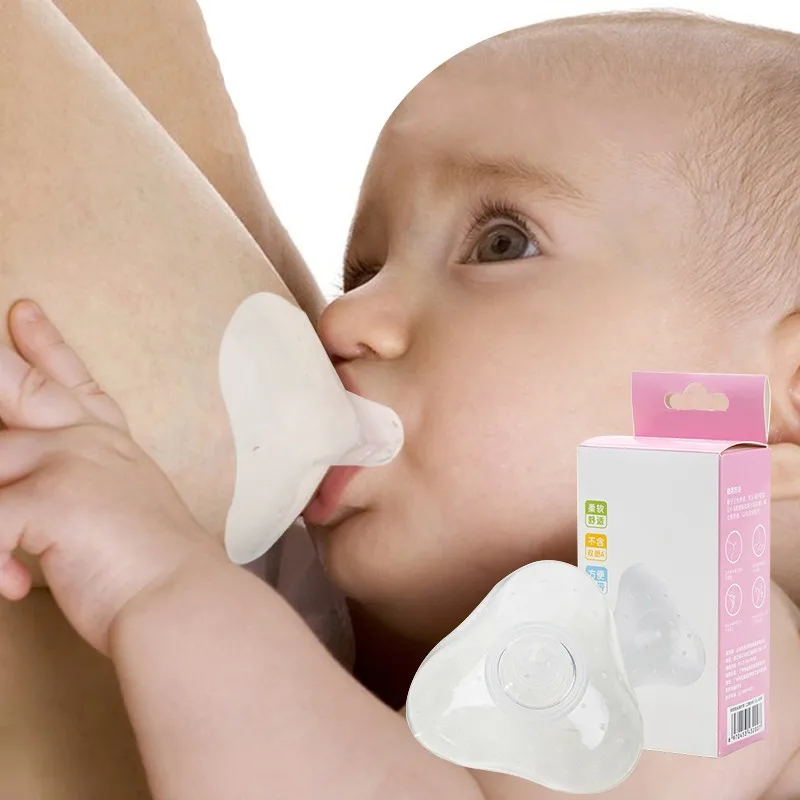 

2 PCS Silicone Nipple Protectors Feeding Mothers Nipple Shields Protection Cover Breastfeeding