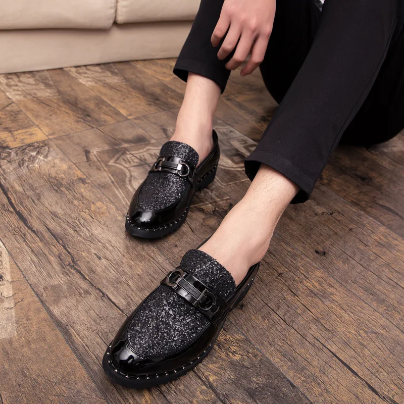 Г., Мужская официальная обувь в итальянском стиле Роскошные брендовые кожаные туфли высококачественные мужские деловые кожаные туфли на толстой подошве