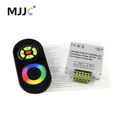 LED RGB контроллер 12 В 24 В 18a 3 Каналы черный, белый цвет RGB сенсорный контроллер для SMD 5050 RGB Светодиодные ленты свет