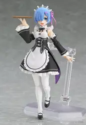 Аниме Re: жизнь в другом мире от zero Rem Figma 346 ПВХ фигурку Коллекционная модель игрушечные лошадки куклы 13 см