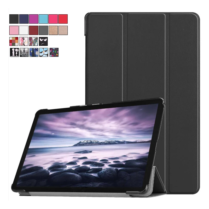 

Capa Funda For Samsung Galaxy Tab A 10.5'' 2018 T590 T595 Flip PU Leather Case Cover SM-T590 SM-T595 Smart Magnet Coque+Stylus
