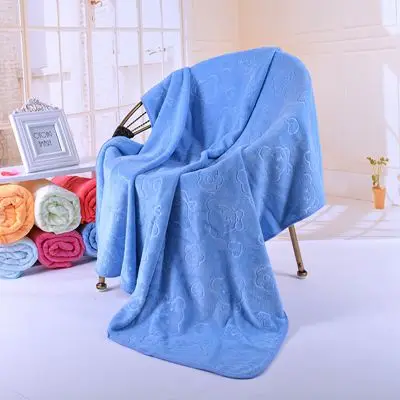Детские банные полотенца большого размера, детское банное полотенце из ультратонкого волокна, мультяшное банное полотенце с принтом, многоцелевое банное полотенце - Цвет: 6