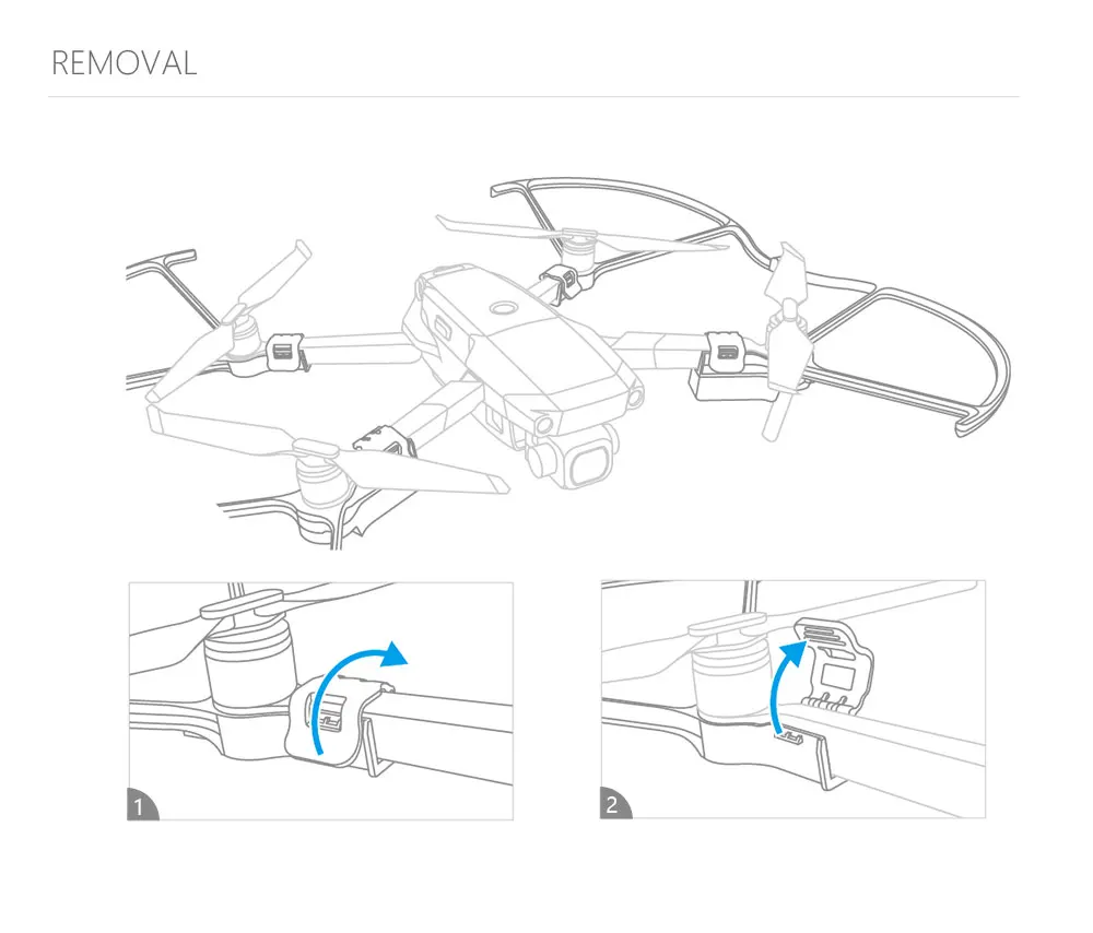 PGYTECH светодиодный защитный пропеллер/Mavic 2 для Mavic 2 Pro/Zoom Drone аксессуары