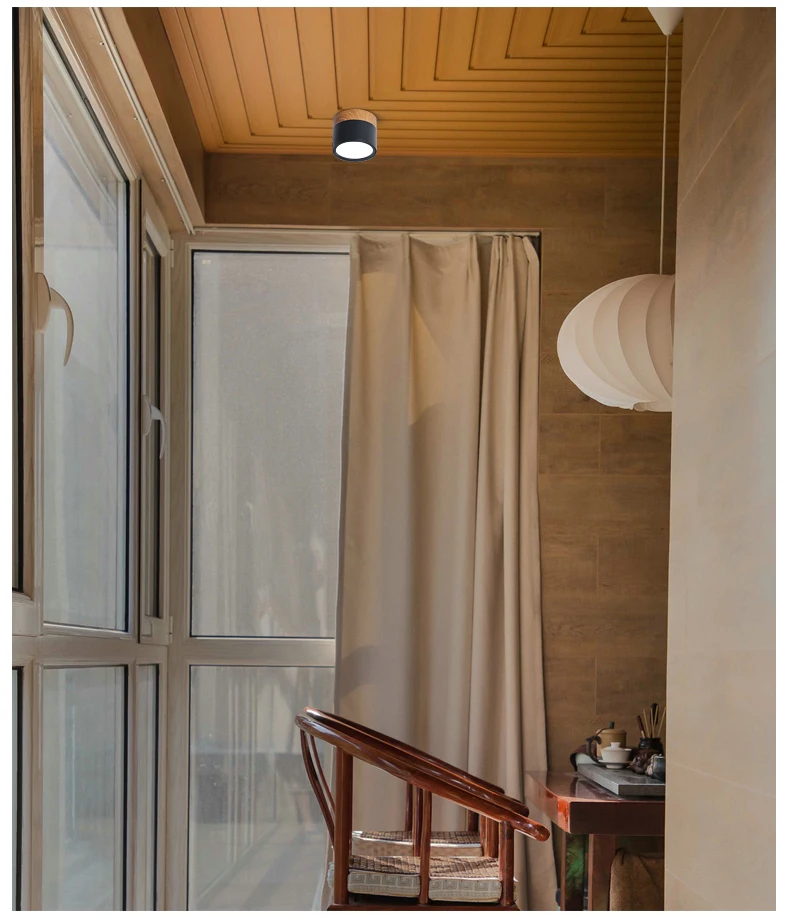 Светодиодный точечный потолочный светильник для потолочных ламп, светильник, светодиодный светильник 5 Вт 7 Вт 9 Вт 12 Вт Деревянный светильник, точечный светильник, современный деревянный светильник для гостиной