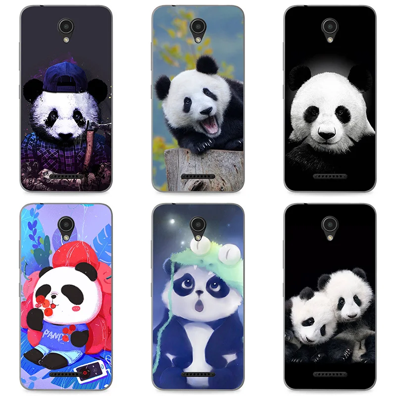 Soft silicone Phone Cases For Lenovo A1010 TPU panda Cover Coque Print painting animal style Case |