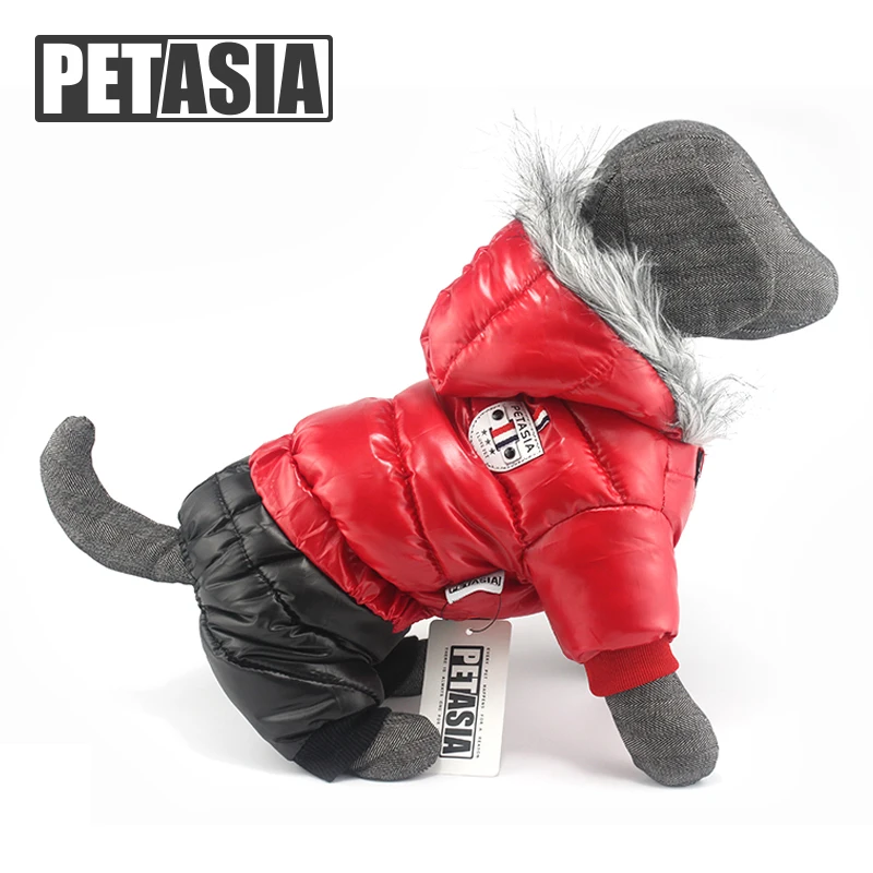 Pet Pes oblečení pro malé psy Vodotěsný tkanina Psí kabát Tlustý pes Bunda Super teplý Sněhová kabát Oblečení pro Pet Chihuahua
