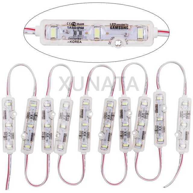 LED Module 3 x Samsung 5630 Chip LEDS Plastic