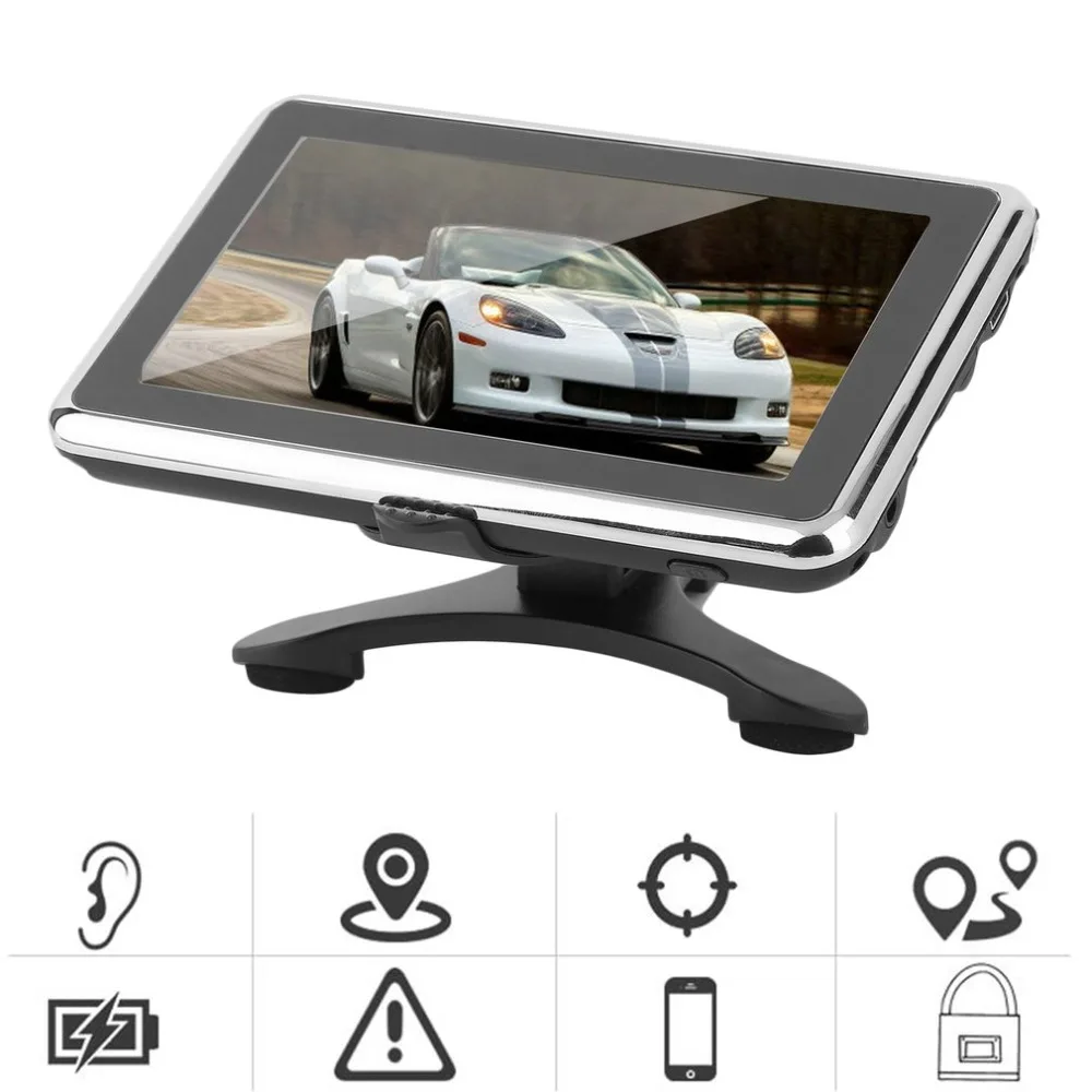 

4.3 Inch GPS Navigation 8+8G 64MB SDRAM Touchscreen Built-in Speaker Car GPS Navigation Support FM Maps Music Video