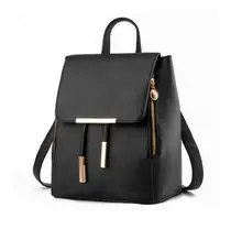 Women Fashion Backpack High Quality PU Leather Mochila Escolar School Bags For Teenagers Girls Top-handle Backpacks