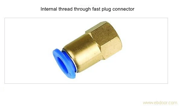 

SPCF8-01/SPCF8-02/-03/-04 Internal thread through fast plug connector,Pneumatic component,pneumatic quick connector,Fittings