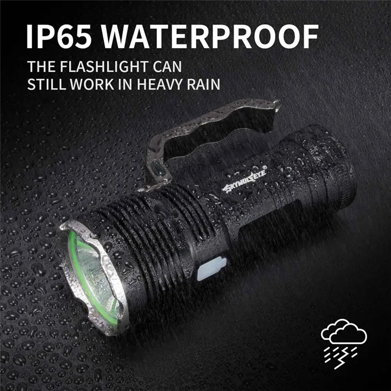 Тактический военный светодиодный фонарик USB перезаряжаемая горелка XHP50 светодиодный фонарик 18650 фонарь рабочий свет Zaklamp 40MAY13