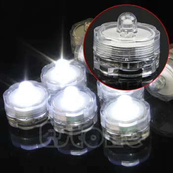 

YAM 1Pcs LED Waterproof Submersible Wedding Decoration Party Battery Tea Lights