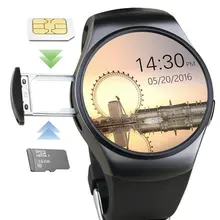 Kw18 умные часы наручные часы с sim-камерой tf картой пульсометр шагомер телефон часы для ios android смартфонов