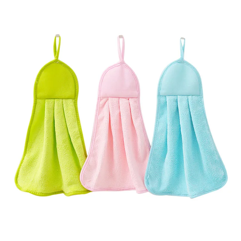 

Kitchen can be linked to coral fleece towel Super absorbent lint-free oil cloth towel