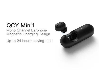 QCY MINI1 Молодежные Bluetooth наушники Магнит USB зарядное устройство Беспроводная гарнитура стерео мини наушники с микрофоном громкой связи звонки