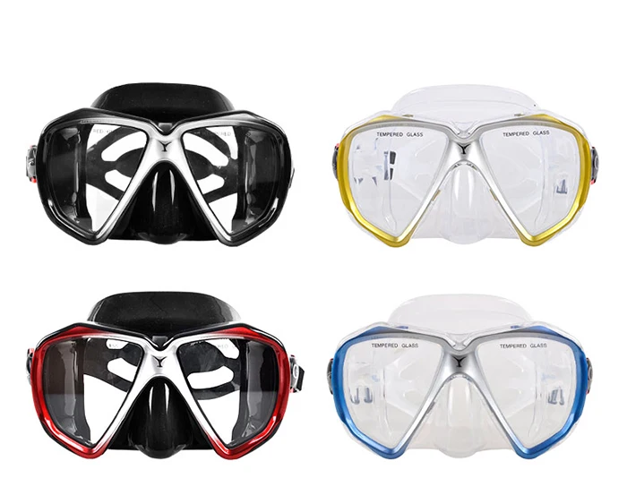YONSUB маска для дайвинга маска для подводного плавания Liguid силиконовая подводная с большим видением Анти-Туман Маска Для Сноркелинга с коробкой для маски