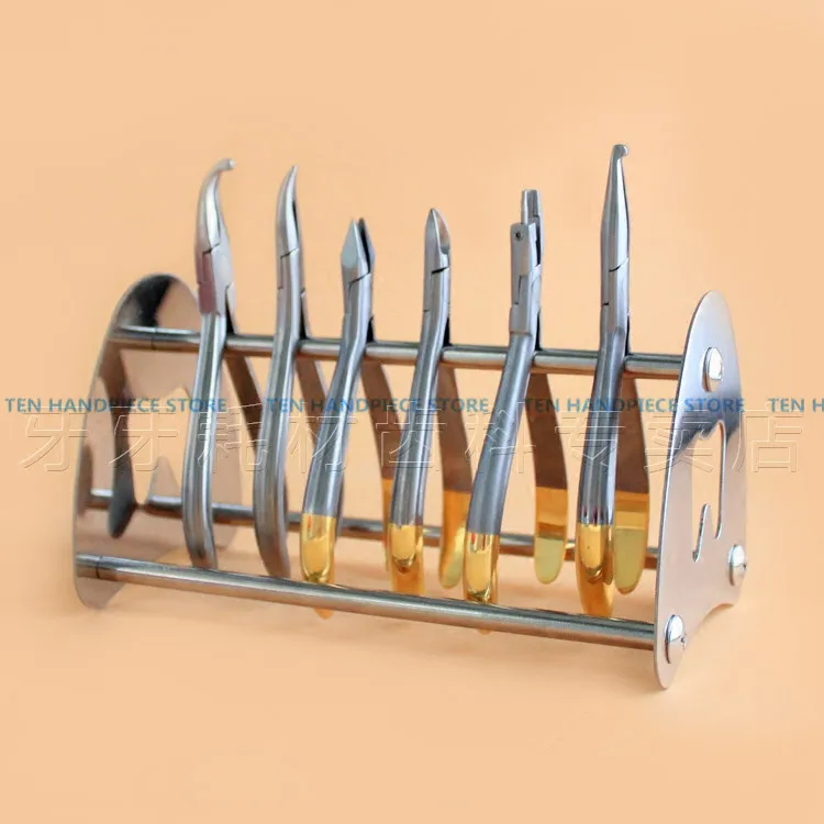 

2018 good quality Dental Stainless Steel Stand Holder For Orthodontic Pliers Forceps Scissors Stand