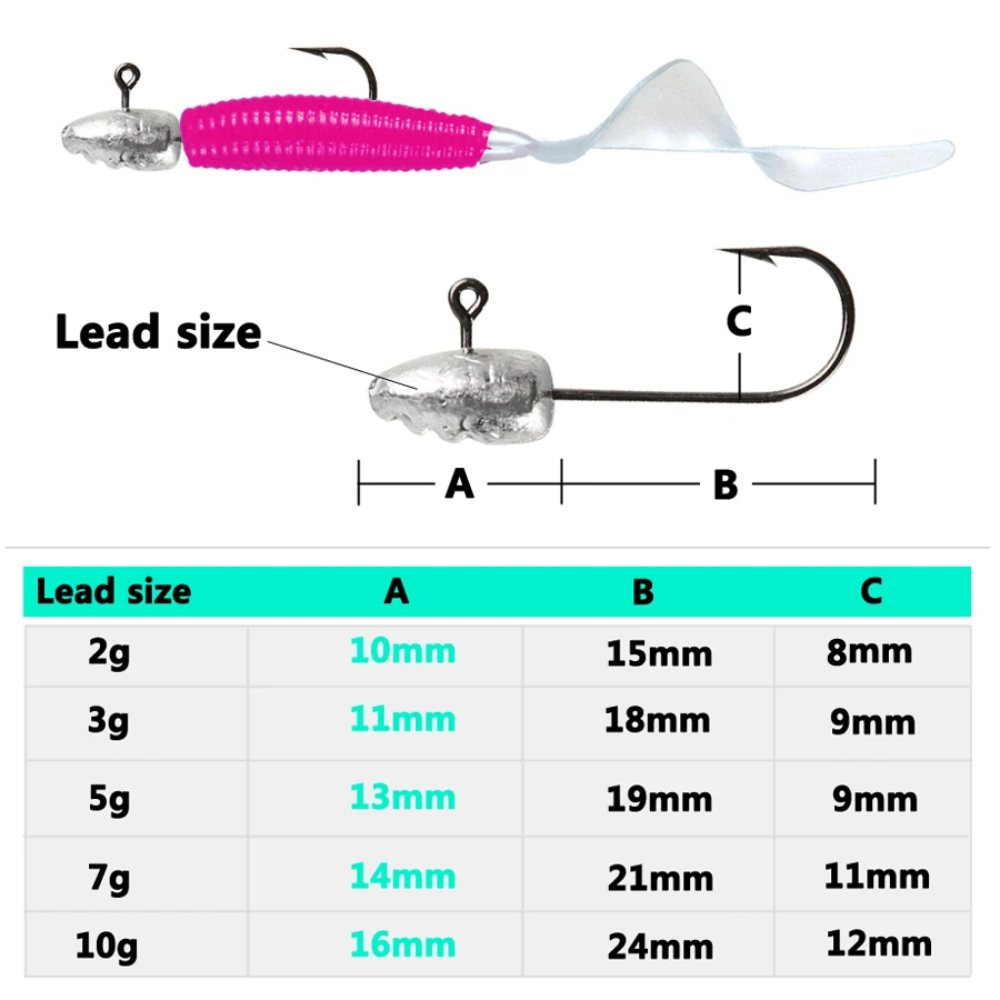 Открытые Lead Jig Head рыбацкие крючки 2g 3g с функцией 5g 7 г 10 лед рыболовный крючок плот