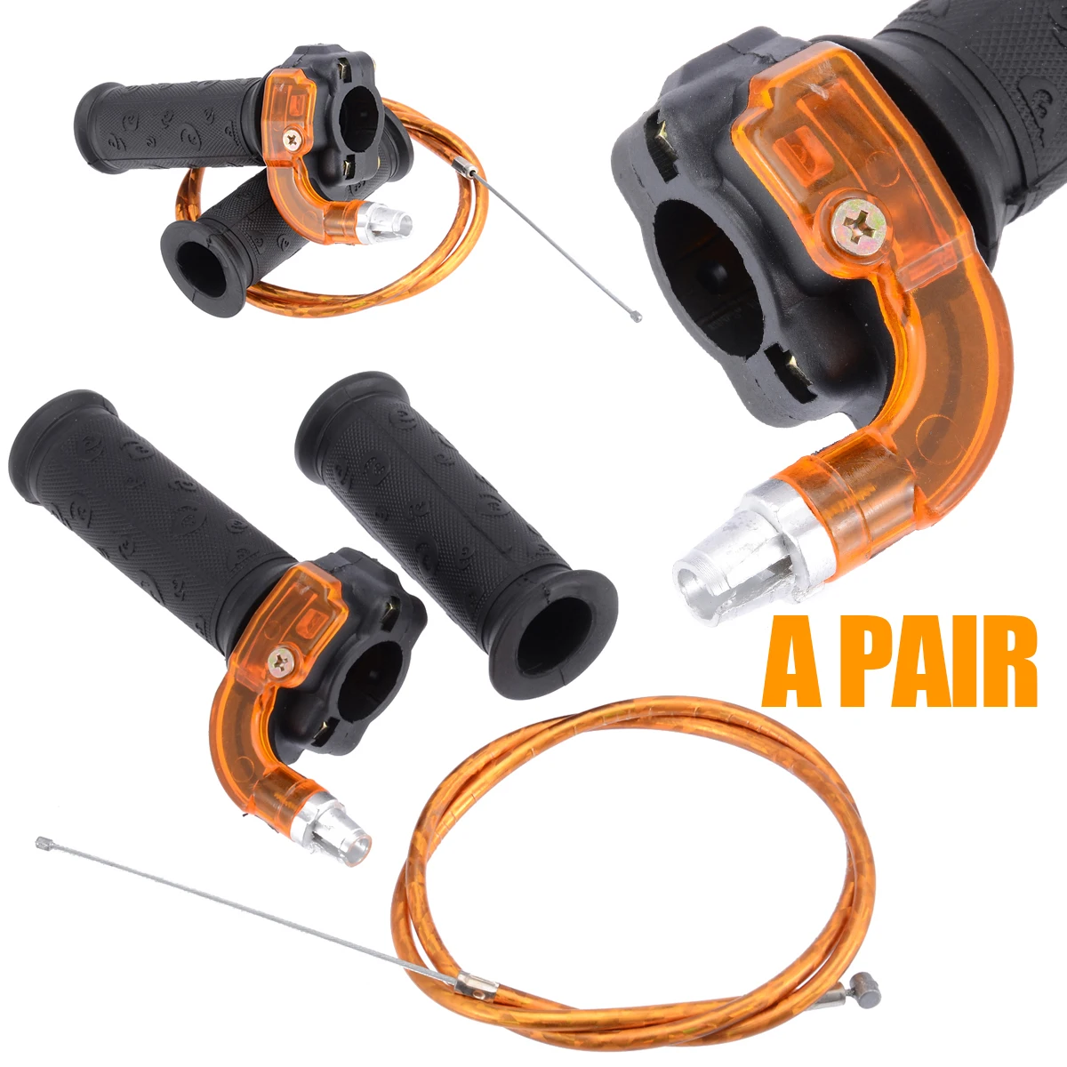 New Arrival Gas Carburetor Throttle Cable Twist Handle Grips For 2 Stroke 47cc 49cc Mini Moto Dirt ATV Quad Super Pocket Bike
