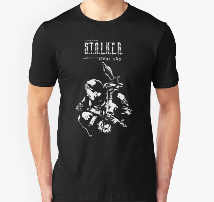 

Men Short sleeve tshirt Stalker CS White Unisex T Shirt Women t-shirt
