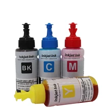 4 цвета 70 мл принтер чернила для заправки набор чернил для Epson L132 L300 L312 L355 L350 L362 L210 для всех моделей струйных принтеров