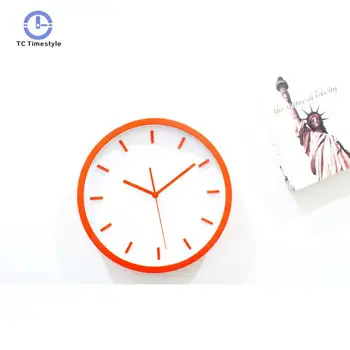 

3d Orange Wall Clock Household Decoration New Arrival Silent Bedroom Decor Wall Clocks New Arrival Hanging Watches