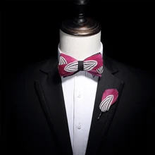 Новая модная мужская брошь с перьями и галстуком-бабочкой, эксклюзивная свадебная брошь для торжеств и клубов