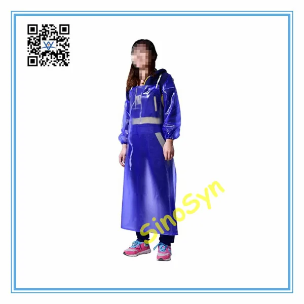 FQ1757 Thermoplastic Elastomer Acid-Proof Anti-oil Apron Working Safty Protective Waterproof 42inch--Blue | Безопасность и защита