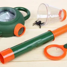 Детский сад Дети насекомых watcher коробка для хранения увеличительное стекло телескоп костюм комплект исследования наука открытый игрушки