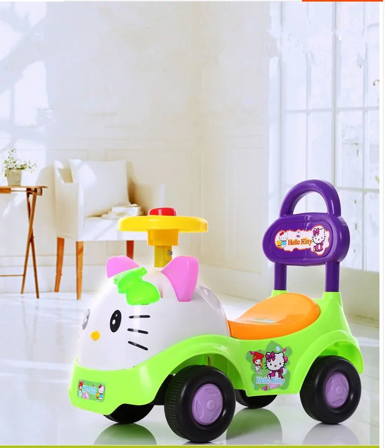 Four roller skating driving car baby walkersin Walkers from Mother