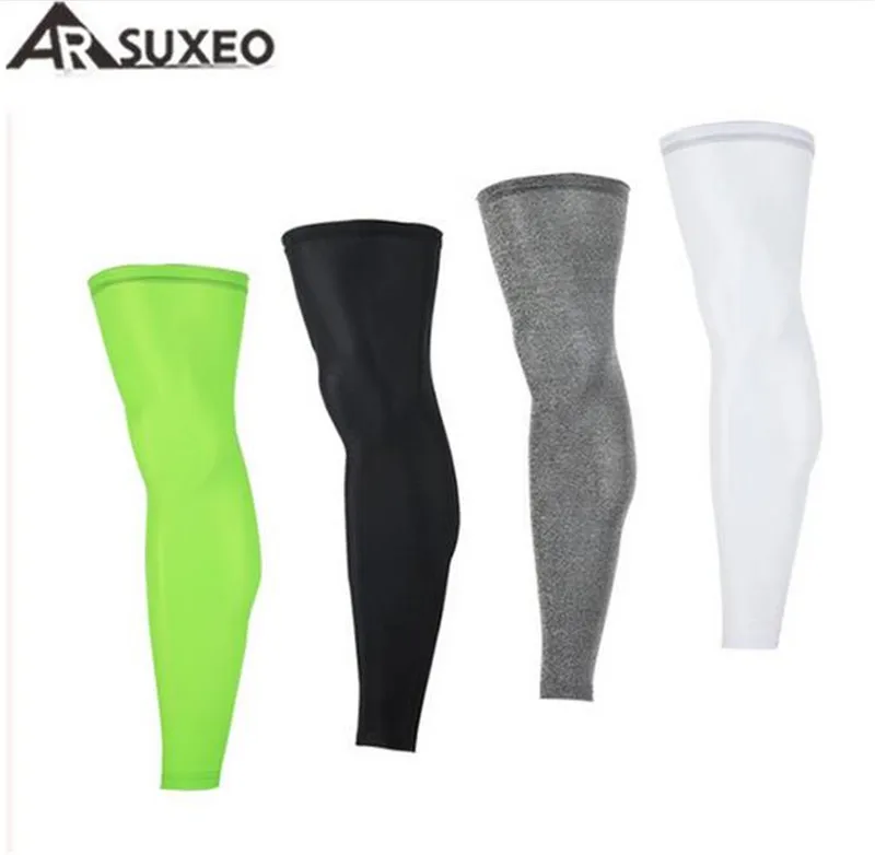 ARSUXEO Outdoor Sports Cycling Legwarmers font b Football b font Soccer Leggings Running Jogging Basketball Leg