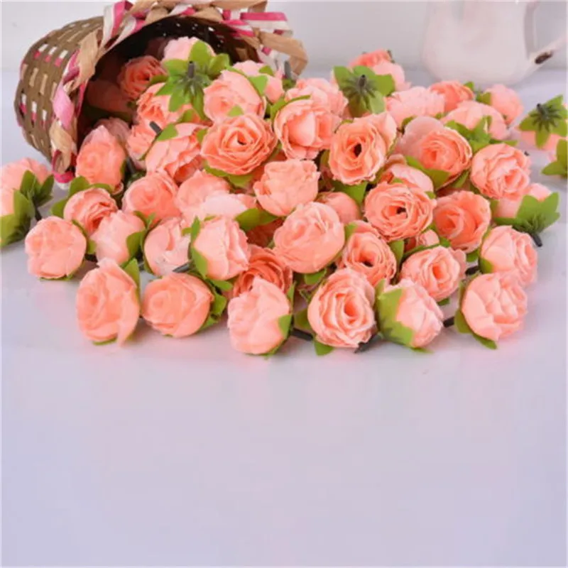 50pcs/lot 3cm Mini Simulation Rose Flower Head DIY Artificial Flowers for Wedding Party Decoration Ball Craft Fake Flowers 50pcs/lot 3cm Mini Simulation Rose Flower Head DIY Artificial Flowers for Wedding Party Decoration Ball Craft Fake Flowers